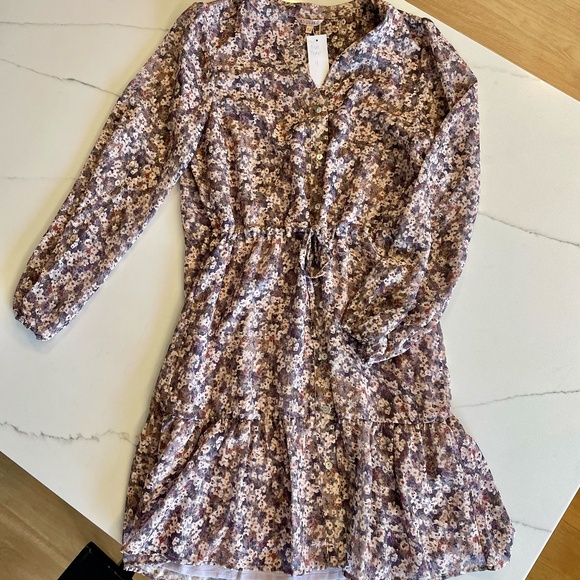 Esqualo Lilac Floral Dress - Picture 5 of 5